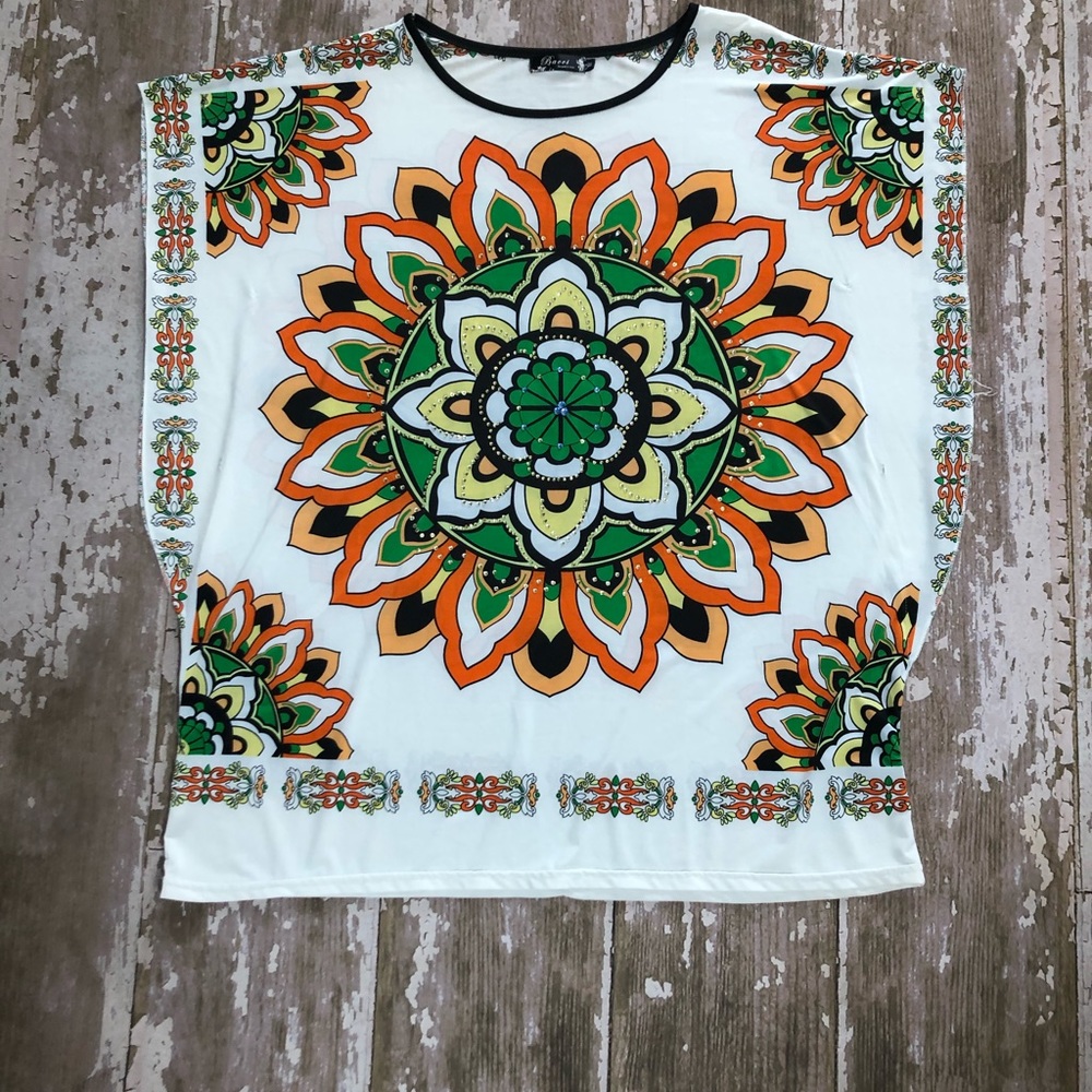 Bacci bedazzled top